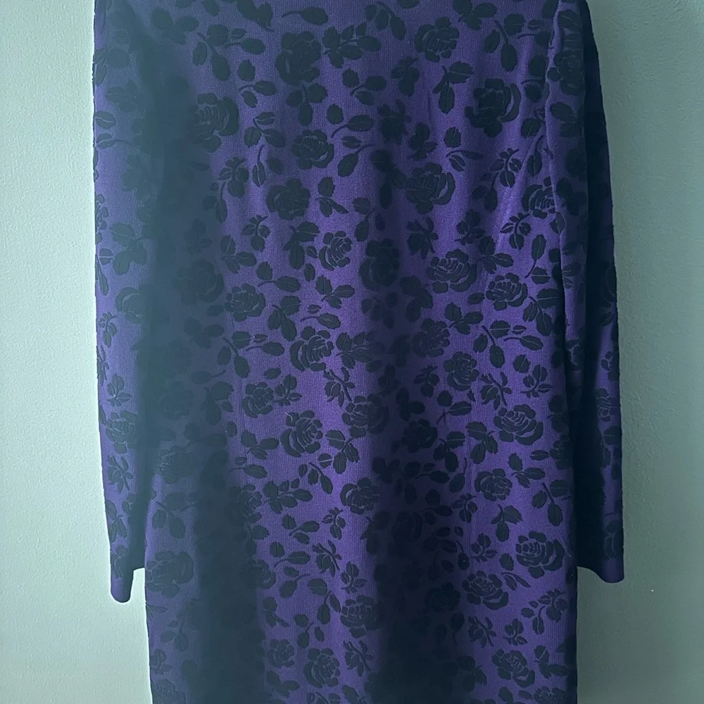St. John Purple and Black Ombré Blazer - Picture 6 of 7